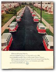Volkswagen Bus advertising